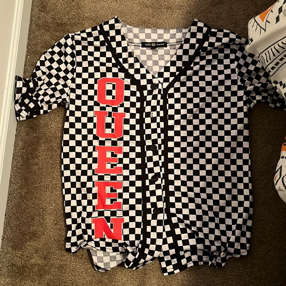 Checkered Queen jersey